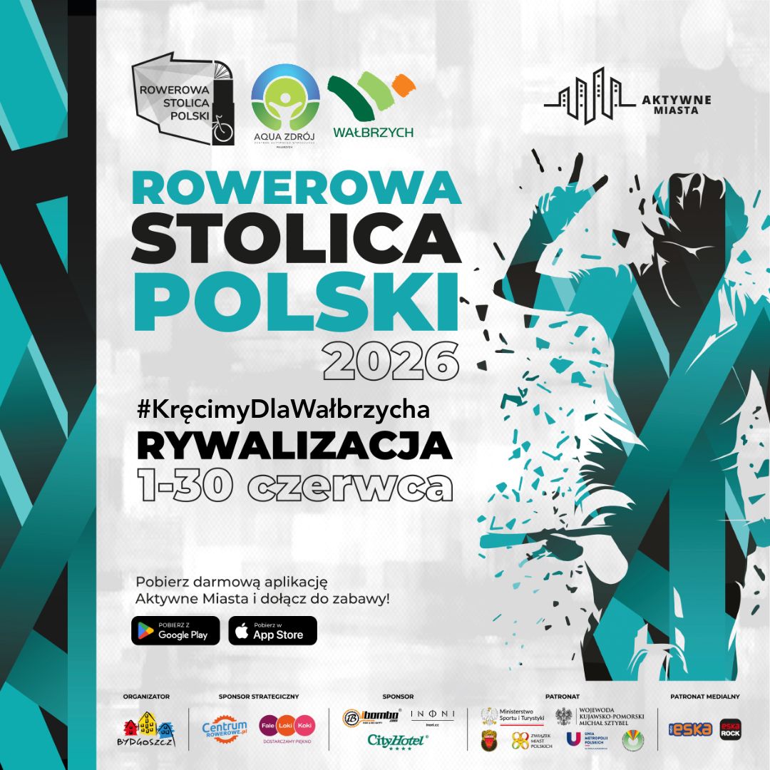🚲 Wałbrzych ponownie powalczy o tytuł Rowerowej Stolicy Polski 🚲