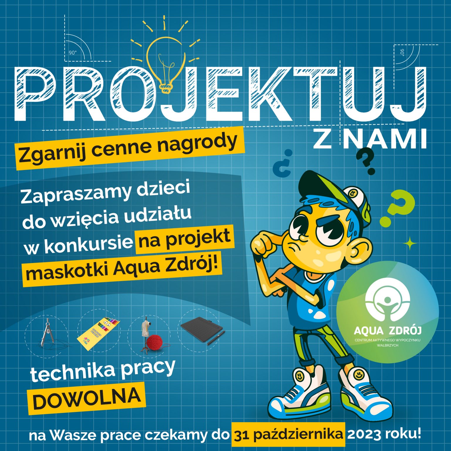 Konkurs na projekt maskotki ,,Aqua-Zdrój” 