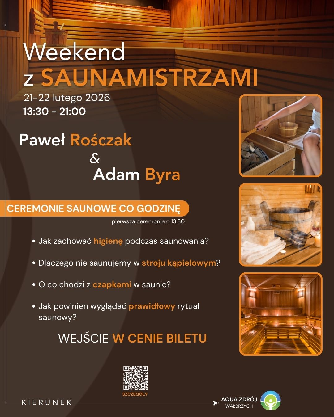 Weekend z Saunamistrzami w Aqua Zdrój Wałbrzych